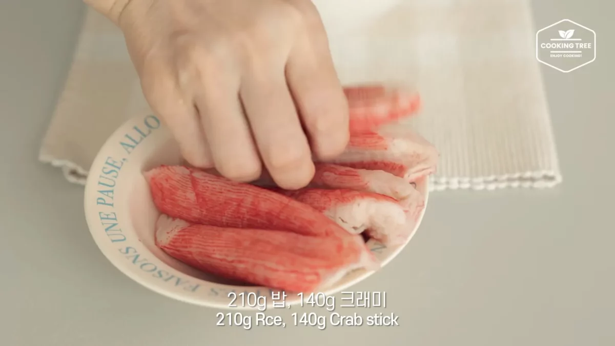 Crab stick Rice Pancake Recipe