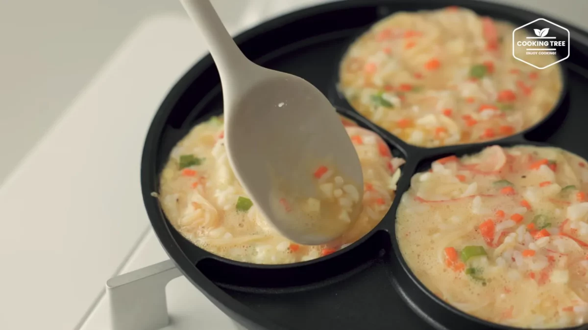 Crab stick Rice Pancake Recipe