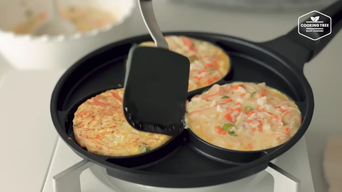 Crab stick Rice Pancake Recipe