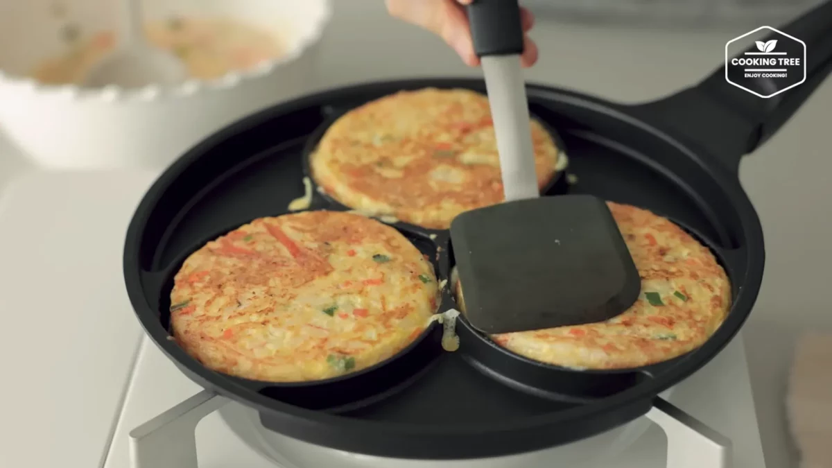 Crab stick Rice Pancake Recipe