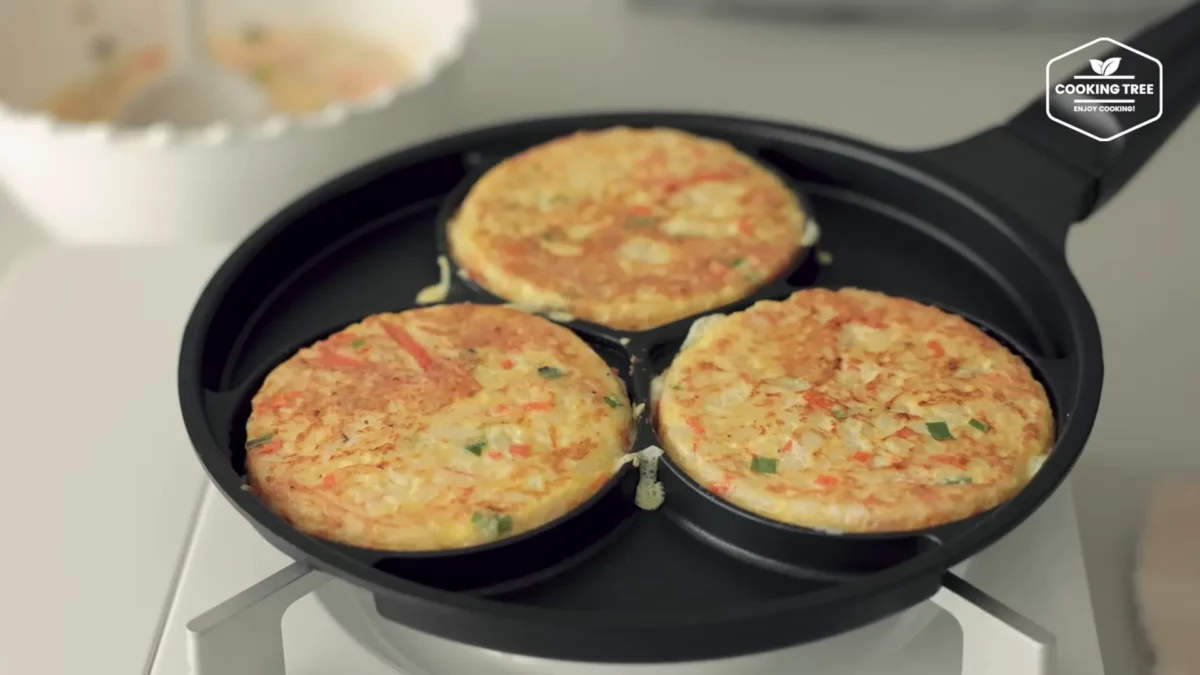 Crab stick Rice Pancake Recipe
