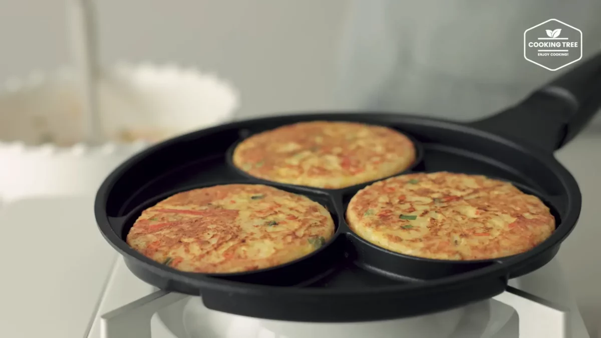 Crab stick Rice Pancake Recipe