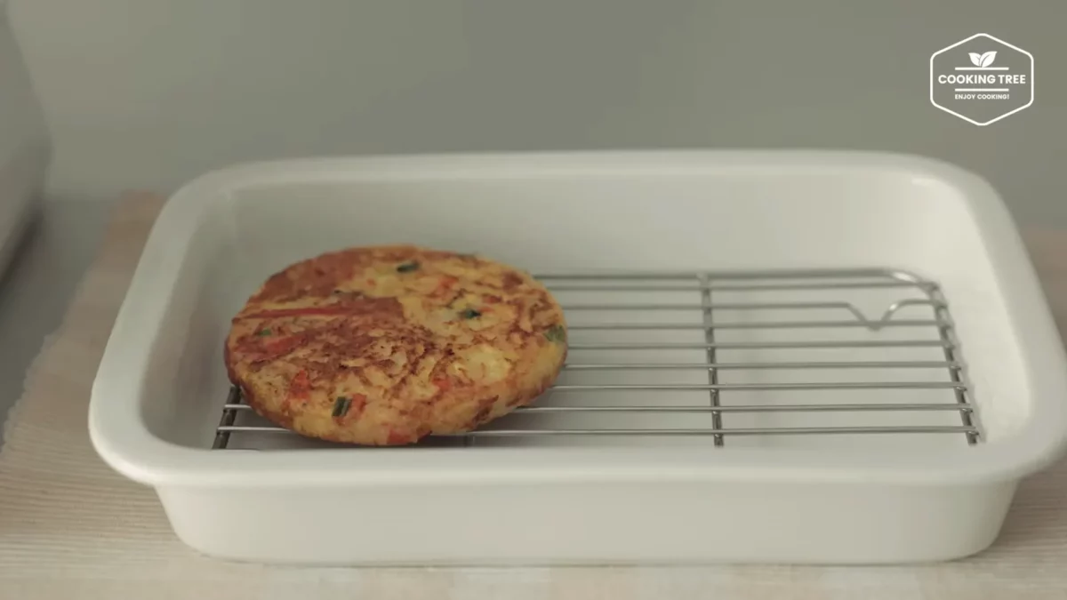 Crab stick Rice Pancake Recipe