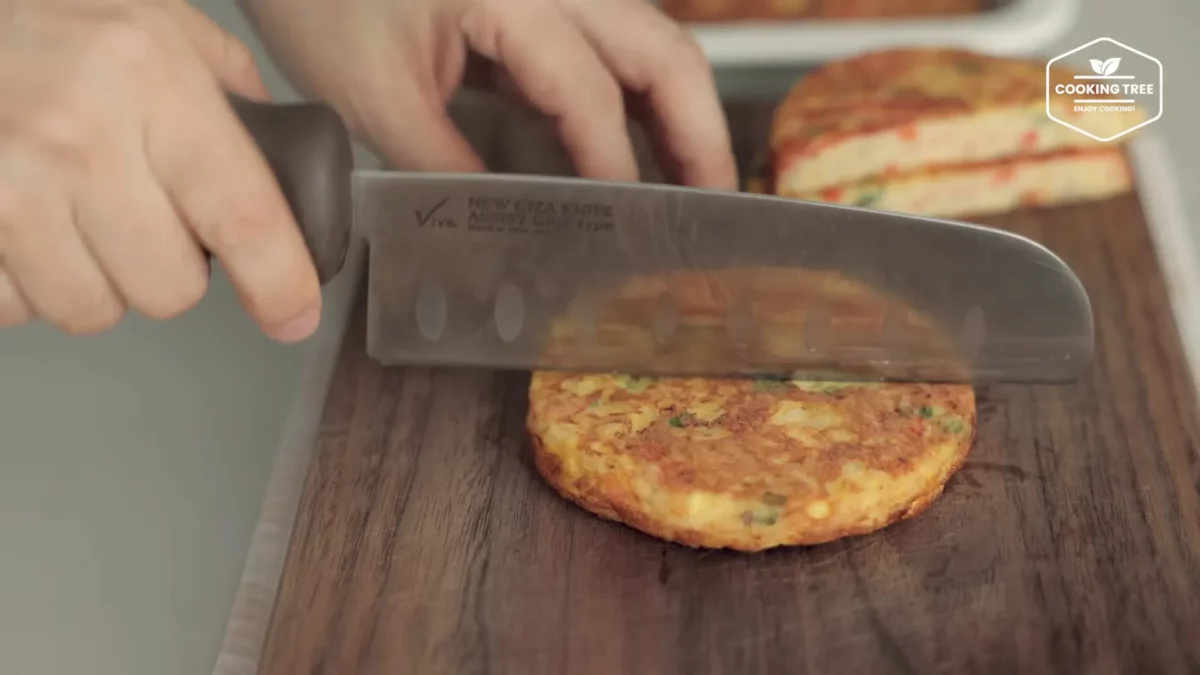 Crab stick Rice Pancake Recipe