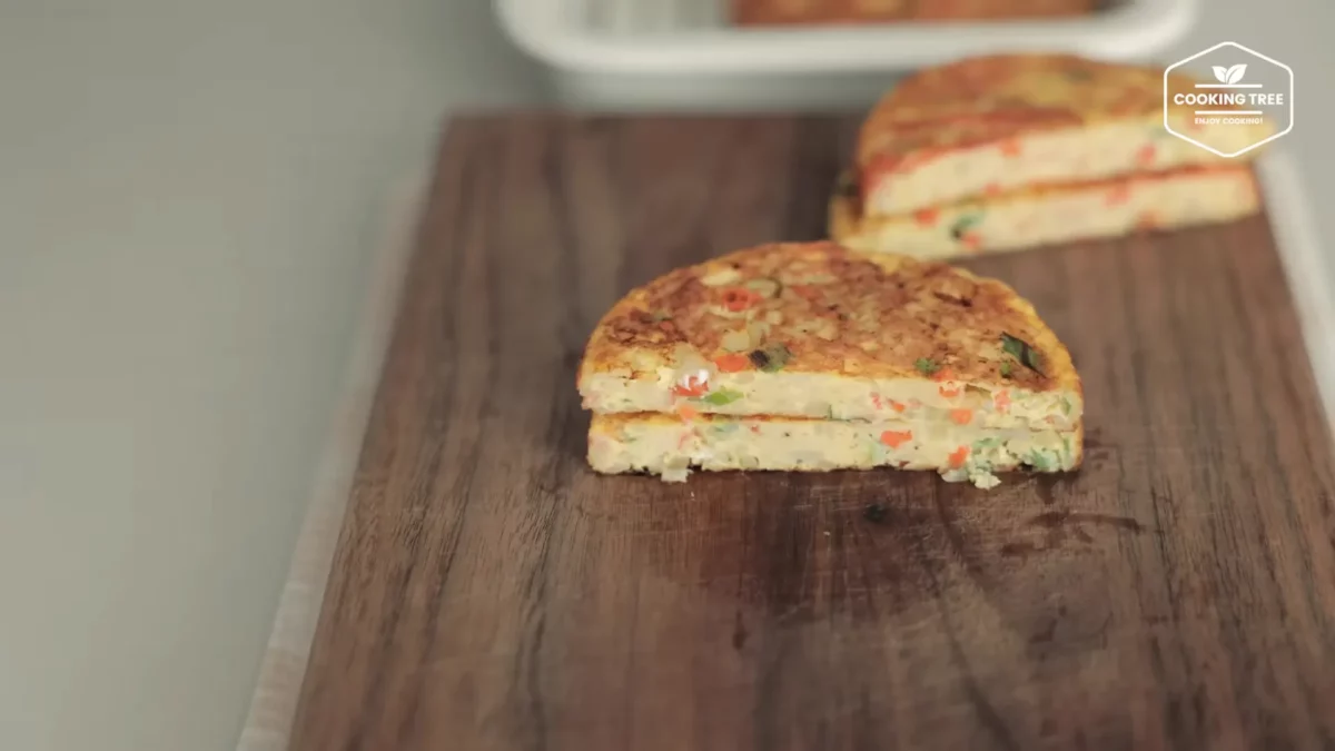 Crab stick Rice Pancake Recipe