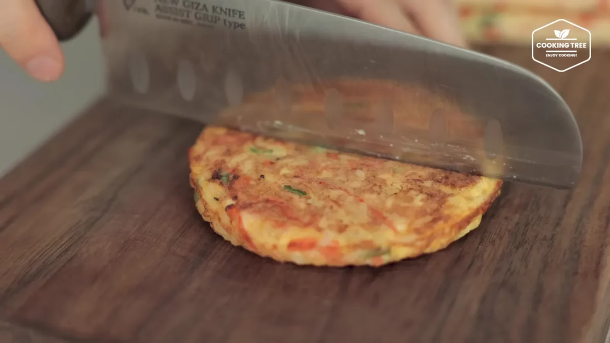 Crab stick Rice Pancake Recipe