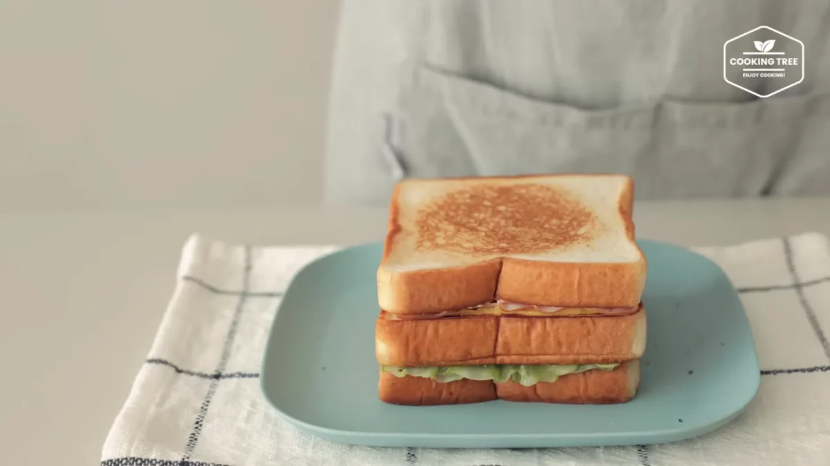 Cucumber Ham Egg Sandwich Recipe