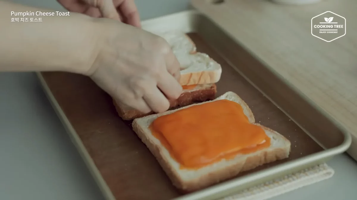 Halloween Pumpkin Creme brulee Cheese Toast Recipe