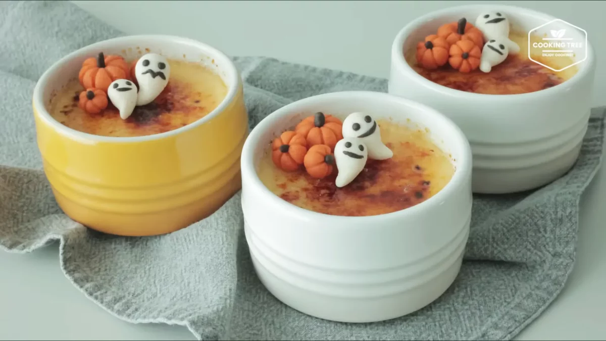 Halloween Pumpkin Creme brulee Cheese Toast Recipe