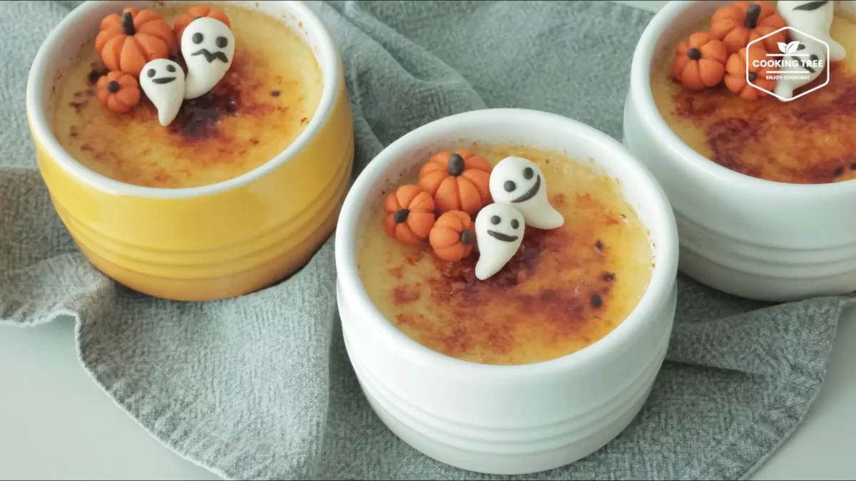 Halloween Pumpkin Creme brulee Cheese Toast Recipe