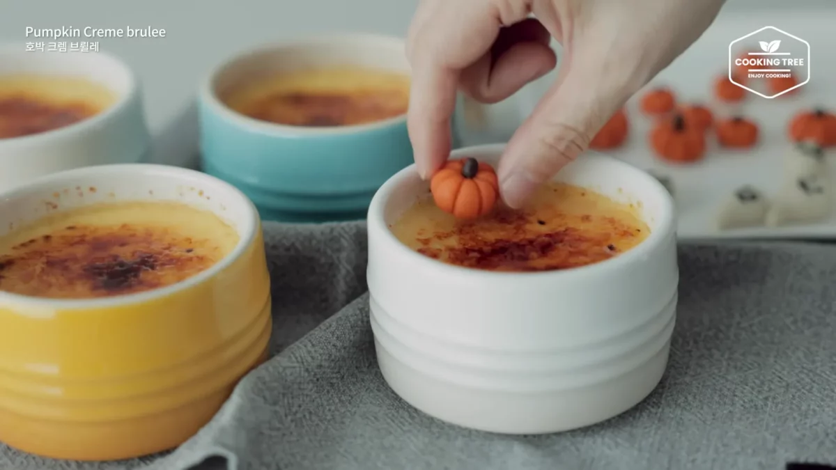 Halloween Pumpkin Creme brulee Cheese Toast Recipe