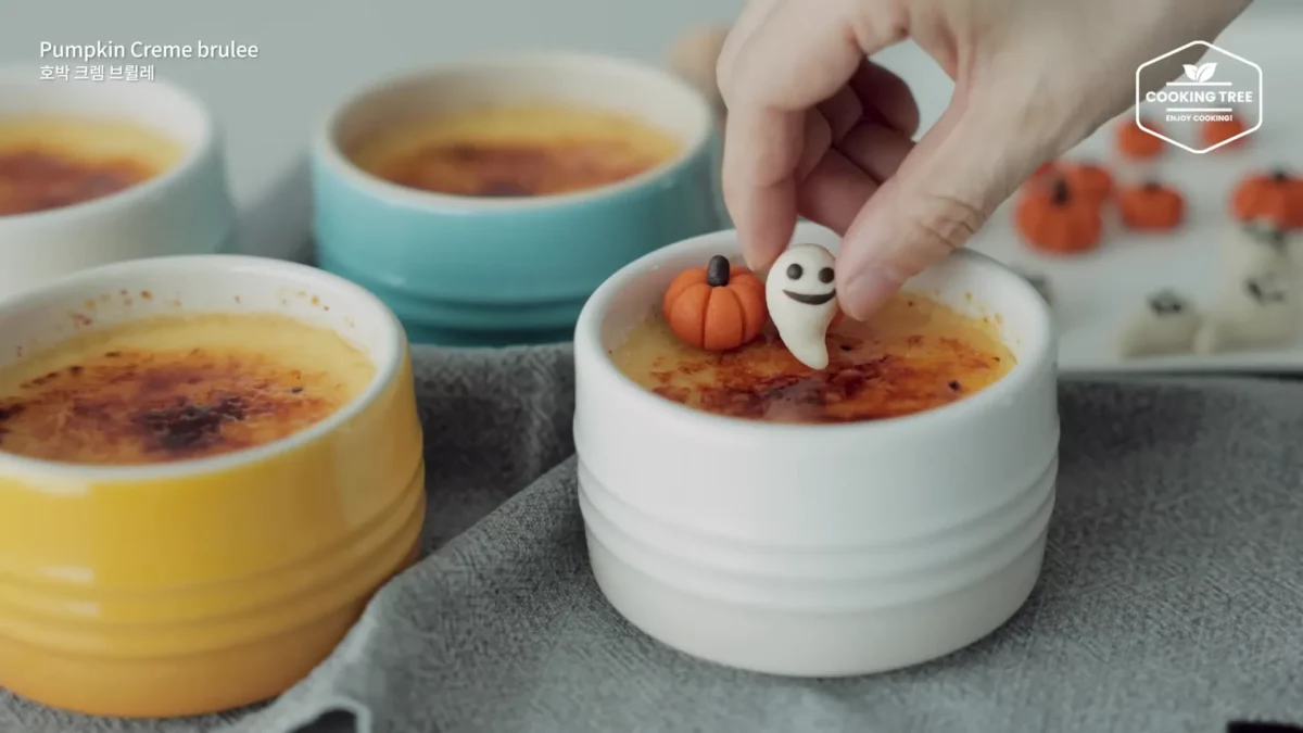 Halloween Pumpkin Creme brulee Cheese Toast Recipe