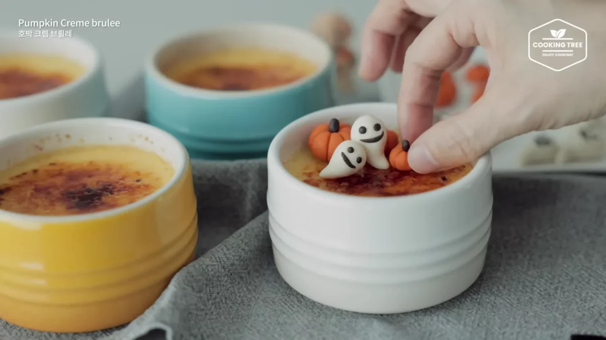 Halloween Pumpkin Creme brulee Cheese Toast Recipe