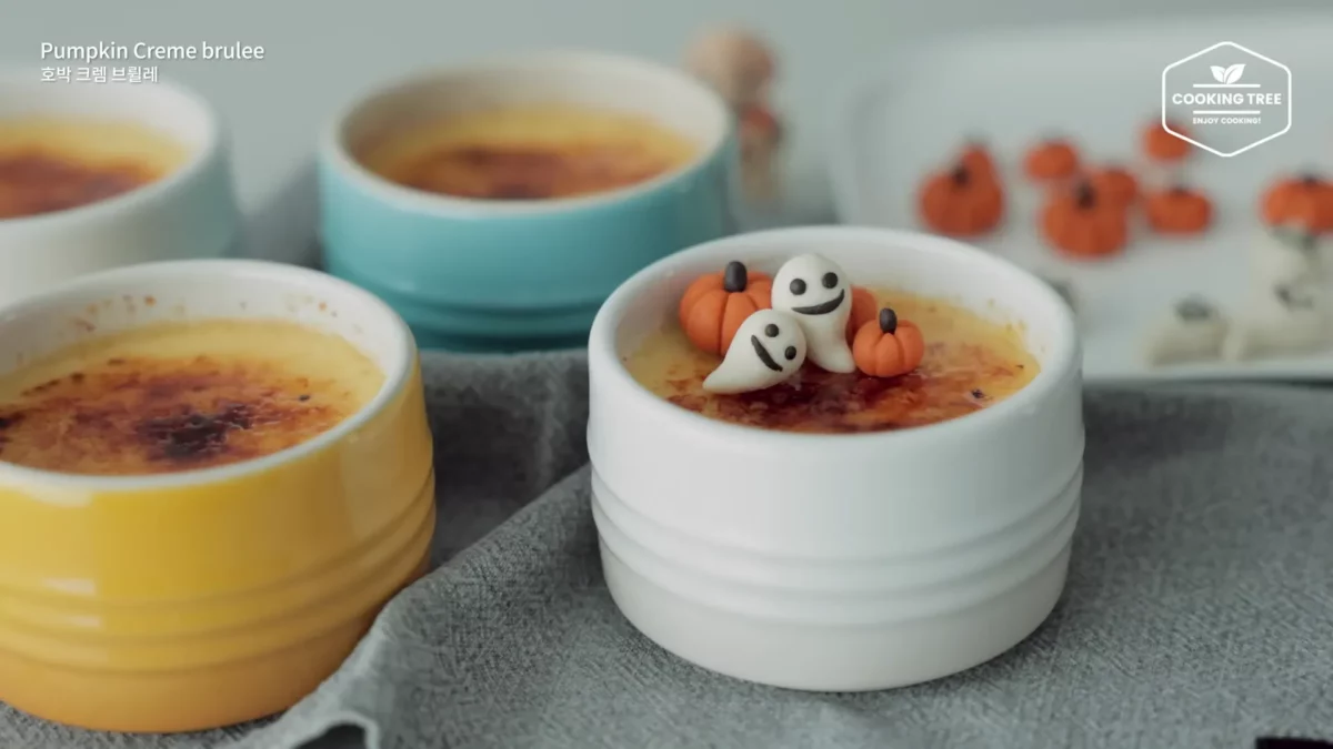 Halloween Pumpkin Creme brulee Cheese Toast Recipe