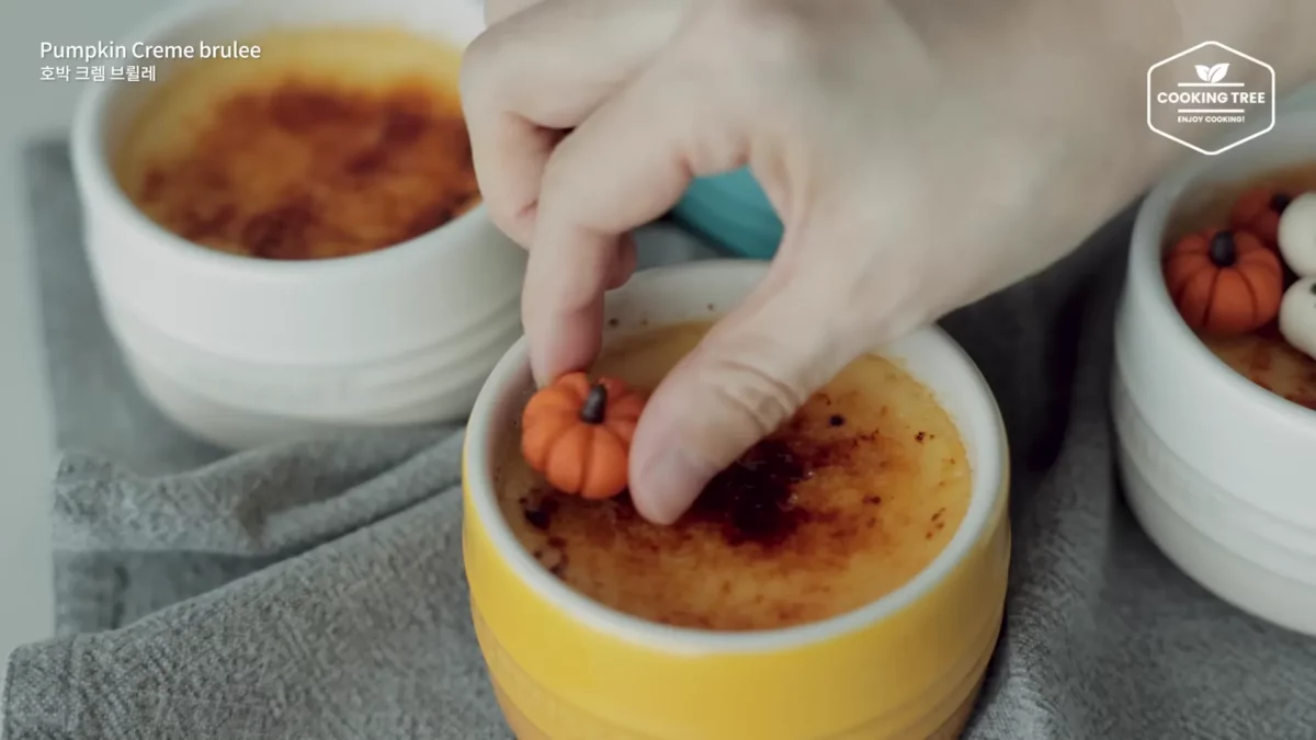 Halloween Pumpkin Creme brulee Cheese Toast Recipe