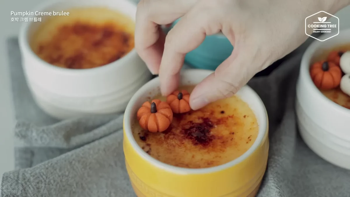 Halloween Pumpkin Creme brulee Cheese Toast Recipe