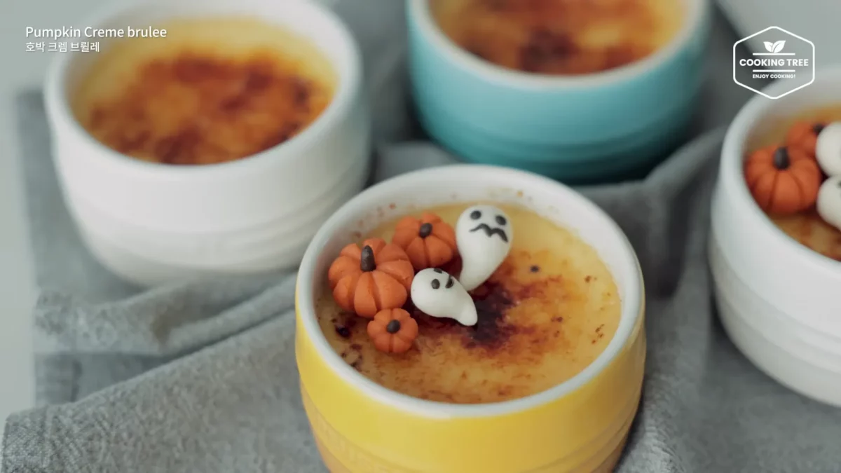 Halloween Pumpkin Creme brulee Cheese Toast Recipe