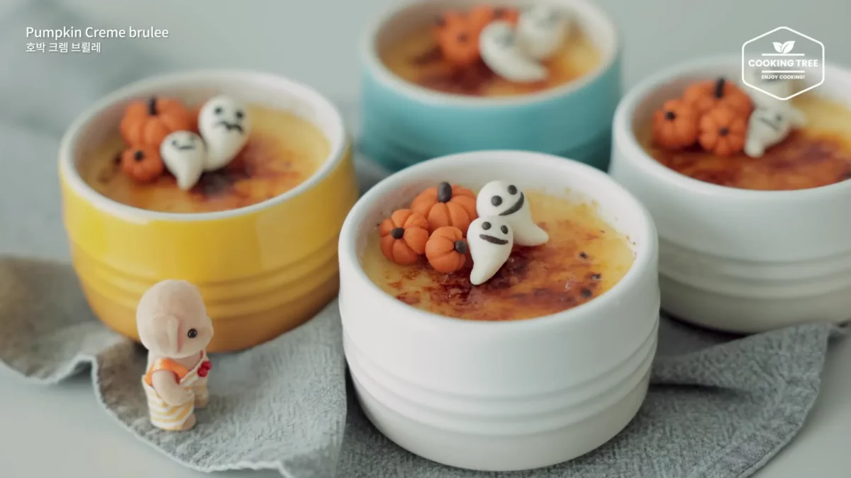 Halloween Pumpkin Creme brulee Cheese Toast Recipe