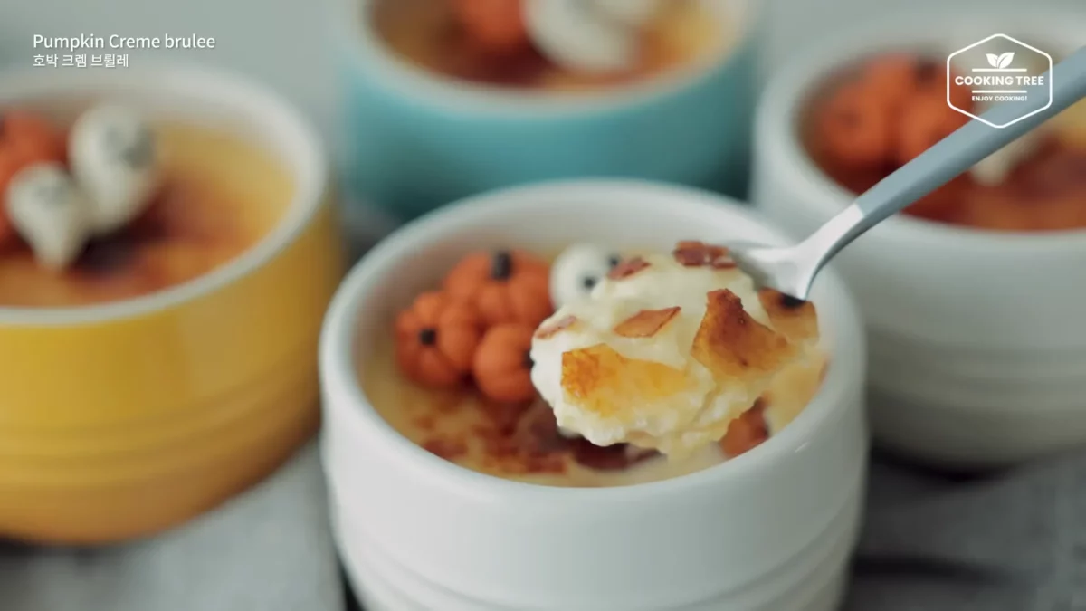 Halloween Pumpkin Creme brulee Cheese Toast Recipe