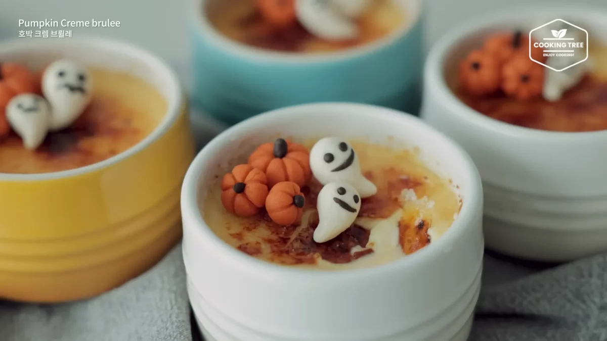 Halloween Pumpkin Creme brulee Cheese Toast Recipe