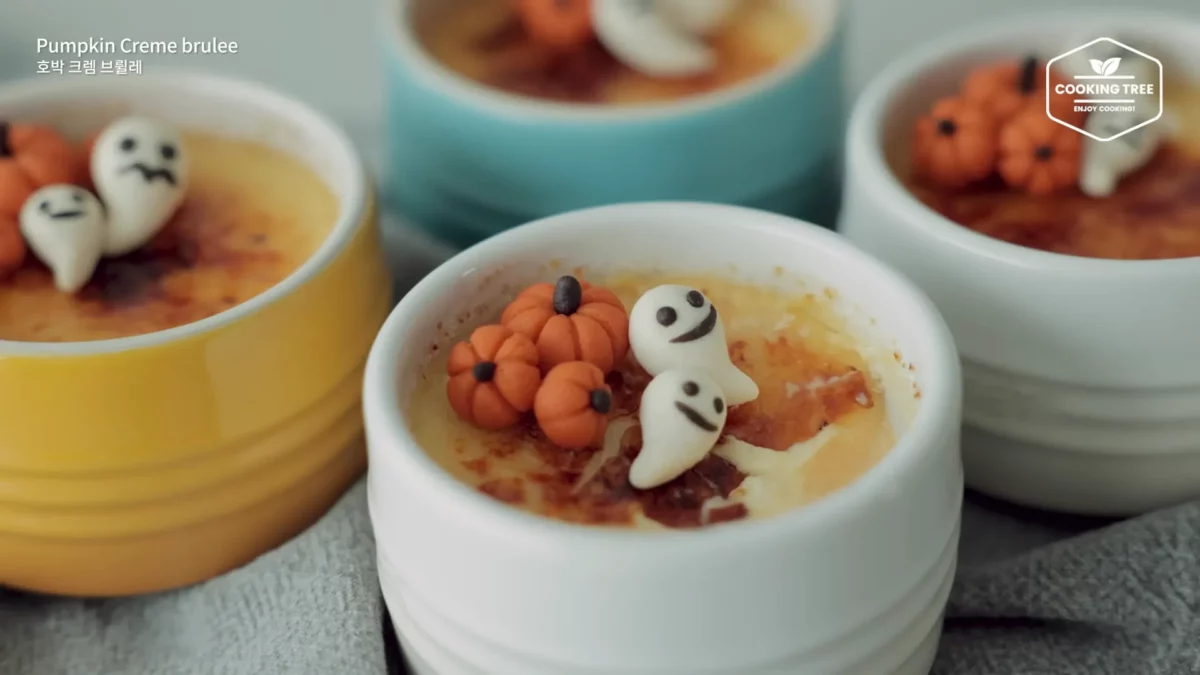 Halloween Pumpkin Creme brulee Cheese Toast Recipe