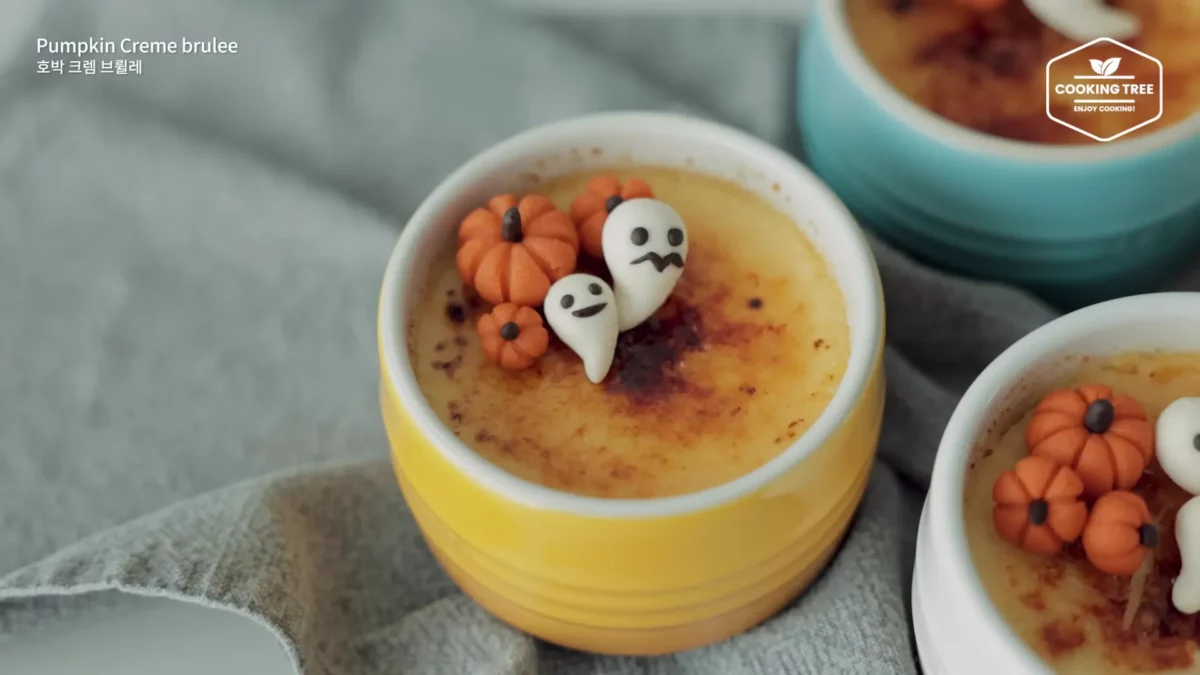 Halloween Pumpkin Creme brulee Cheese Toast Recipe