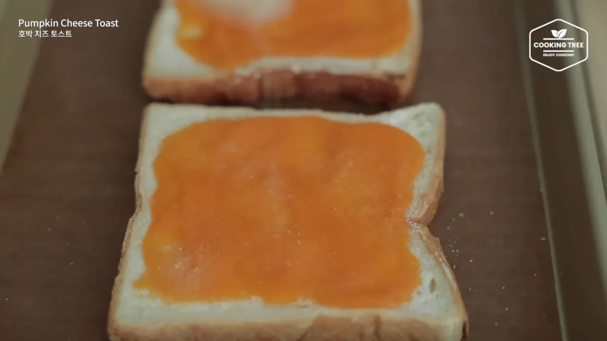 Halloween Pumpkin Creme brulee Cheese Toast Recipe
