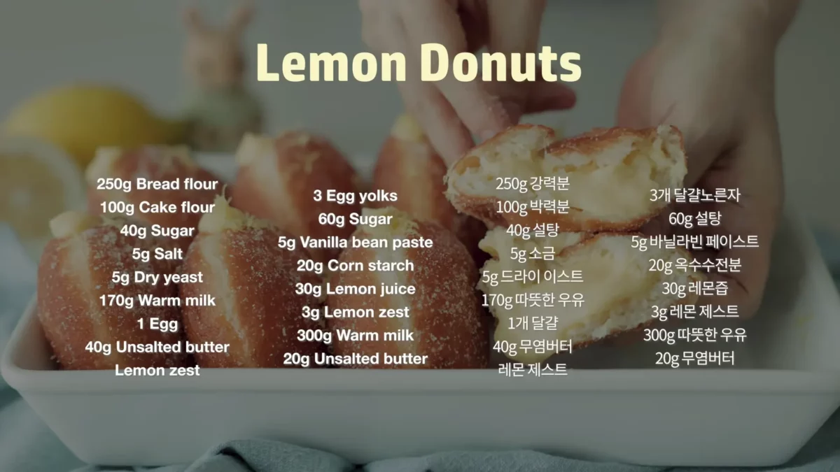 Lemon Donuts Recipe