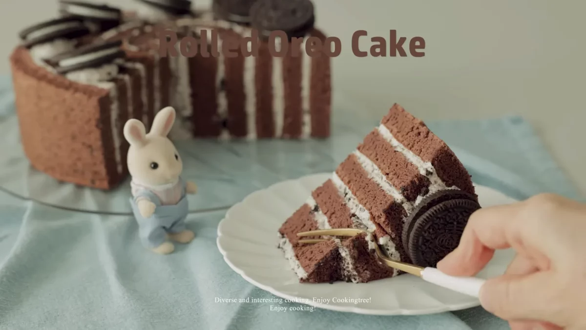 Rolled Oreo Cake Recipe