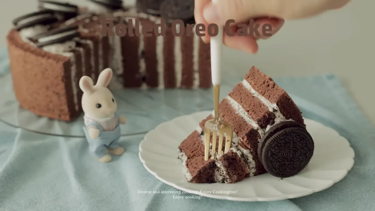 Rolled Oreo Cake Recipe
