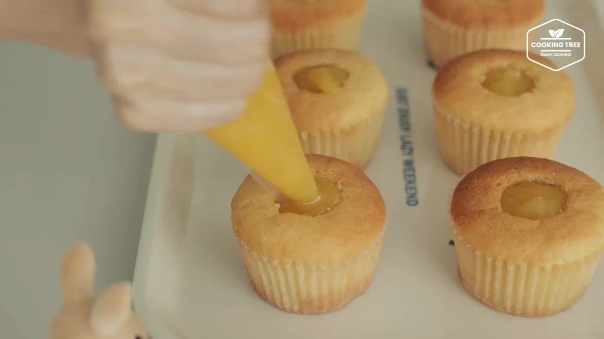 Mango Grapefruit Castella Cupcake Recipe