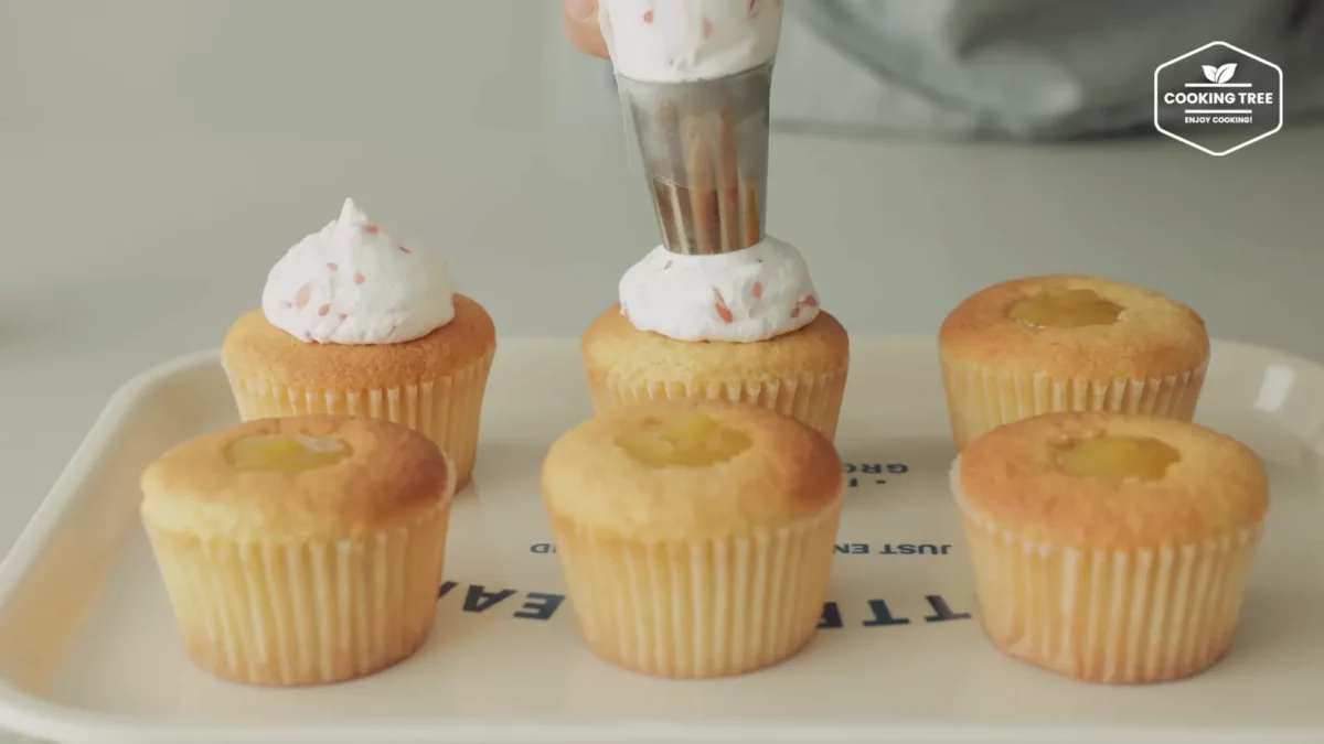 Mango Grapefruit Castella Cupcake Recipe