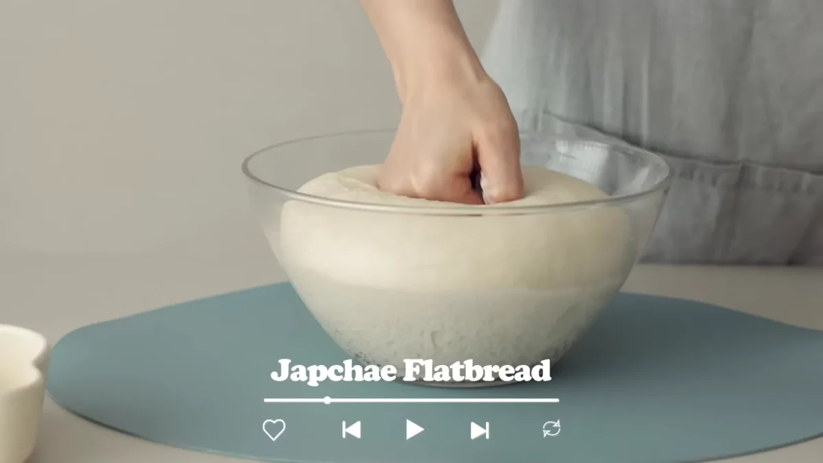 No oven Bread Japchae Flatbread Recipe