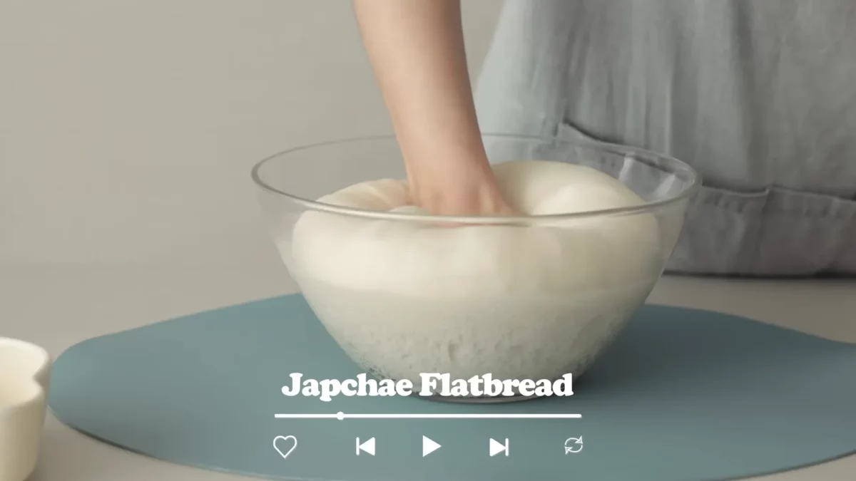 No oven Bread Japchae Flatbread Recipe