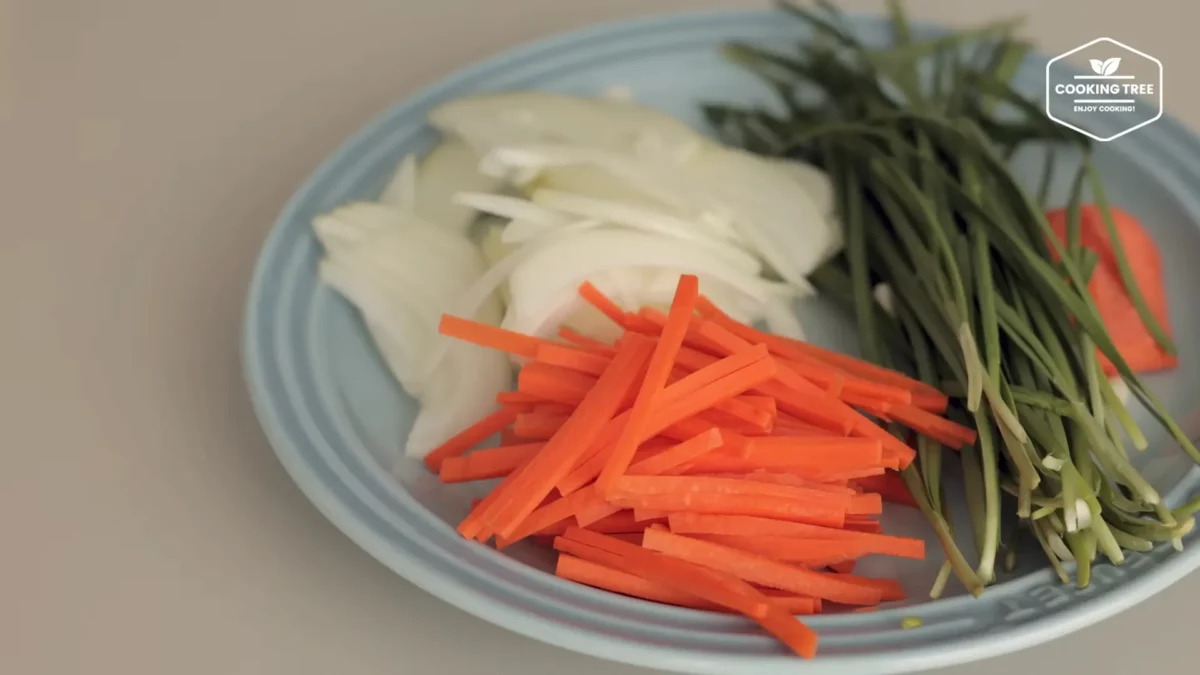 No oven Bread Japchae Flatbread Recipe
