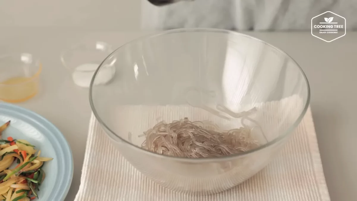 No oven Bread Japchae Flatbread Recipe