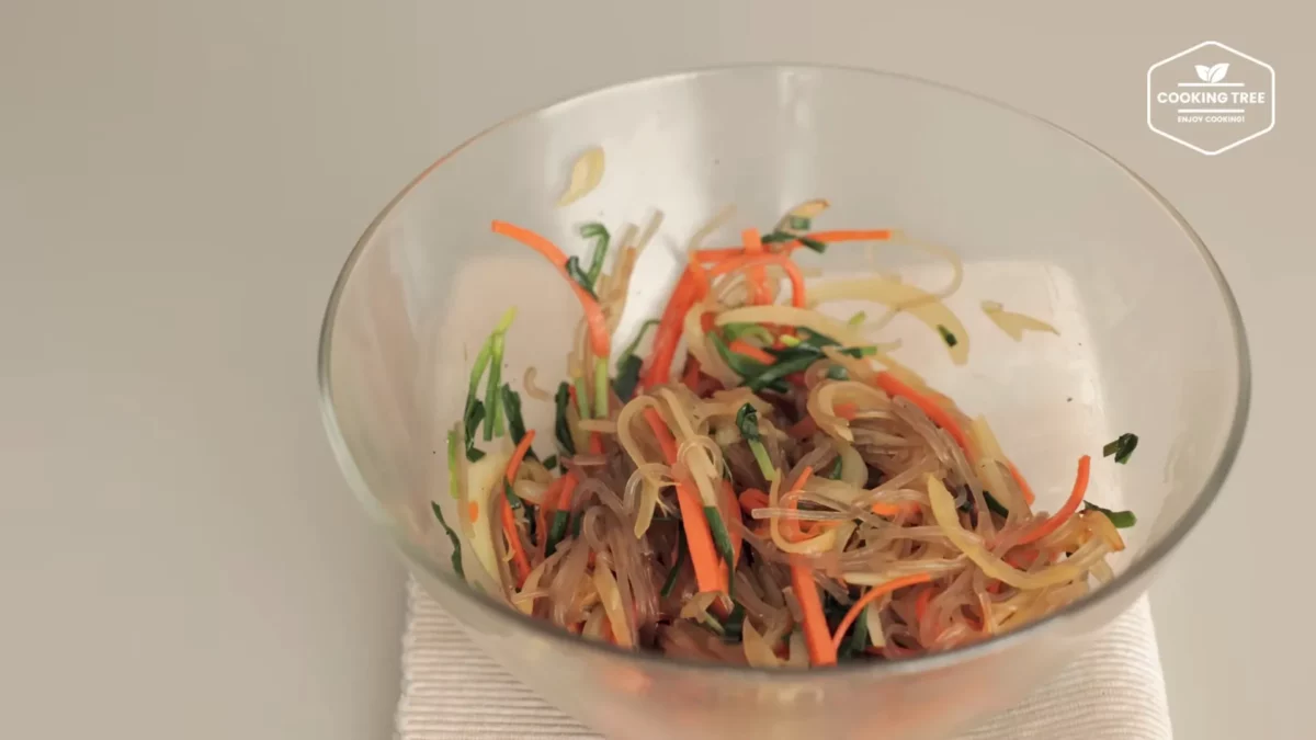 No oven Bread Japchae Flatbread Recipe