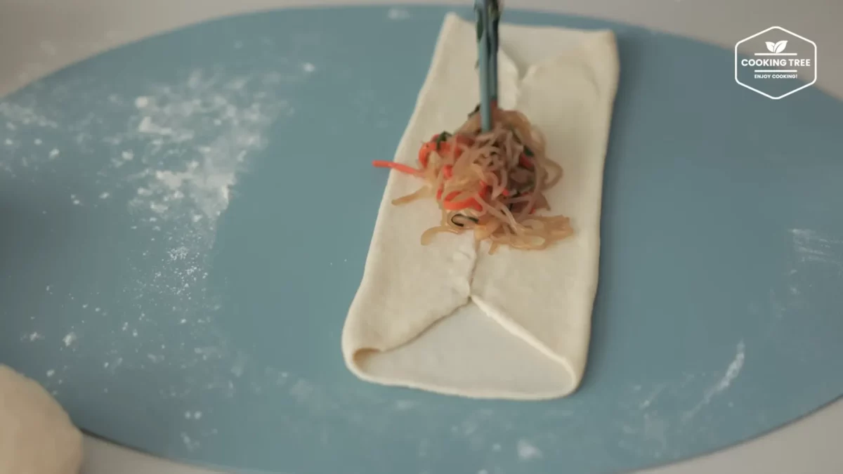 No oven Bread Japchae Flatbread Recipe