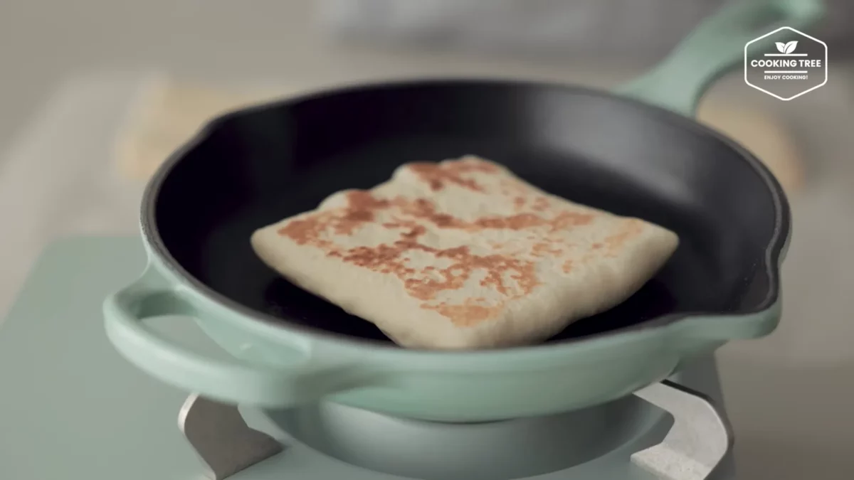 No oven Bread Japchae Flatbread Recipe