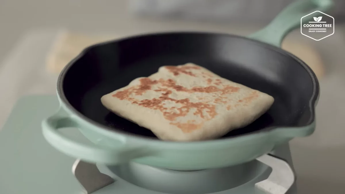 No oven Bread Japchae Flatbread Recipe