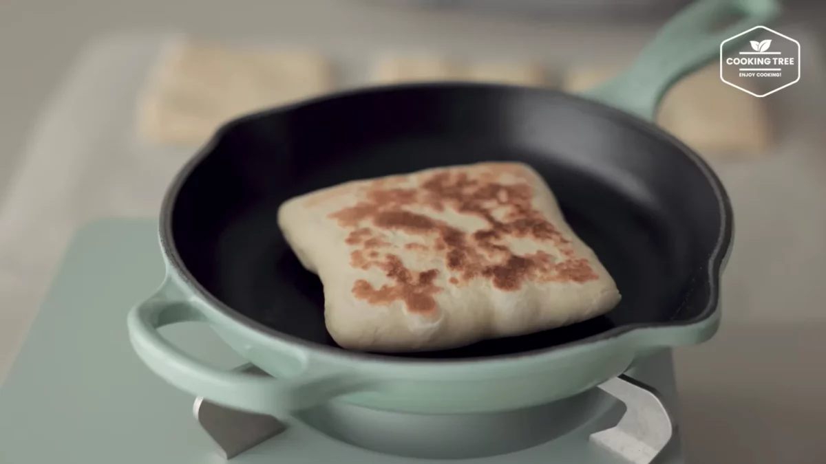 No oven Bread Japchae Flatbread Recipe