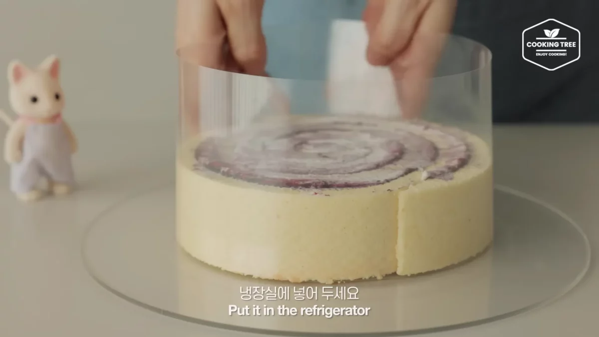 Blueberry Roll Cake Cheesecake Recipe