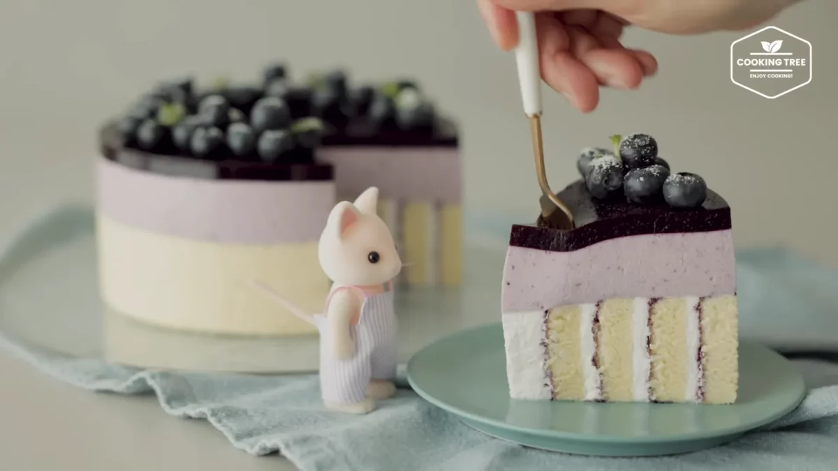 Blueberry Roll Cake Cheesecake Recipe
