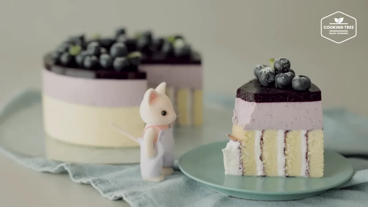 Blueberry Roll Cake Cheesecake Recipe