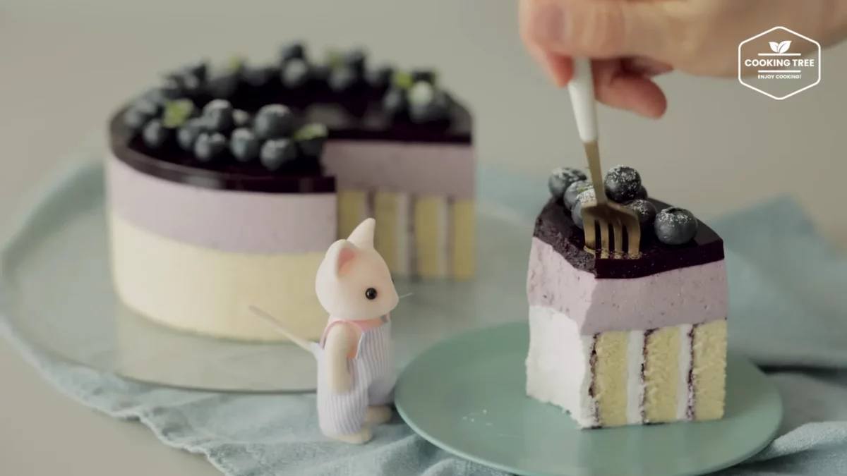 Blueberry Roll Cake Cheesecake Recipe