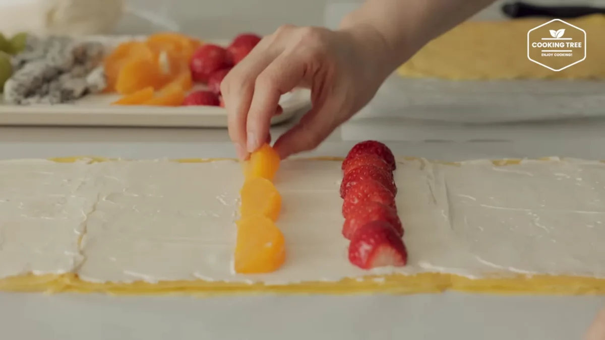 Fruit Crepe Roll Cake Recipe