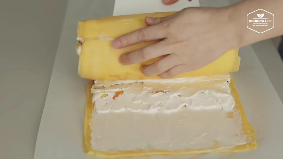 Fruit Crepe Roll Cake Recipe