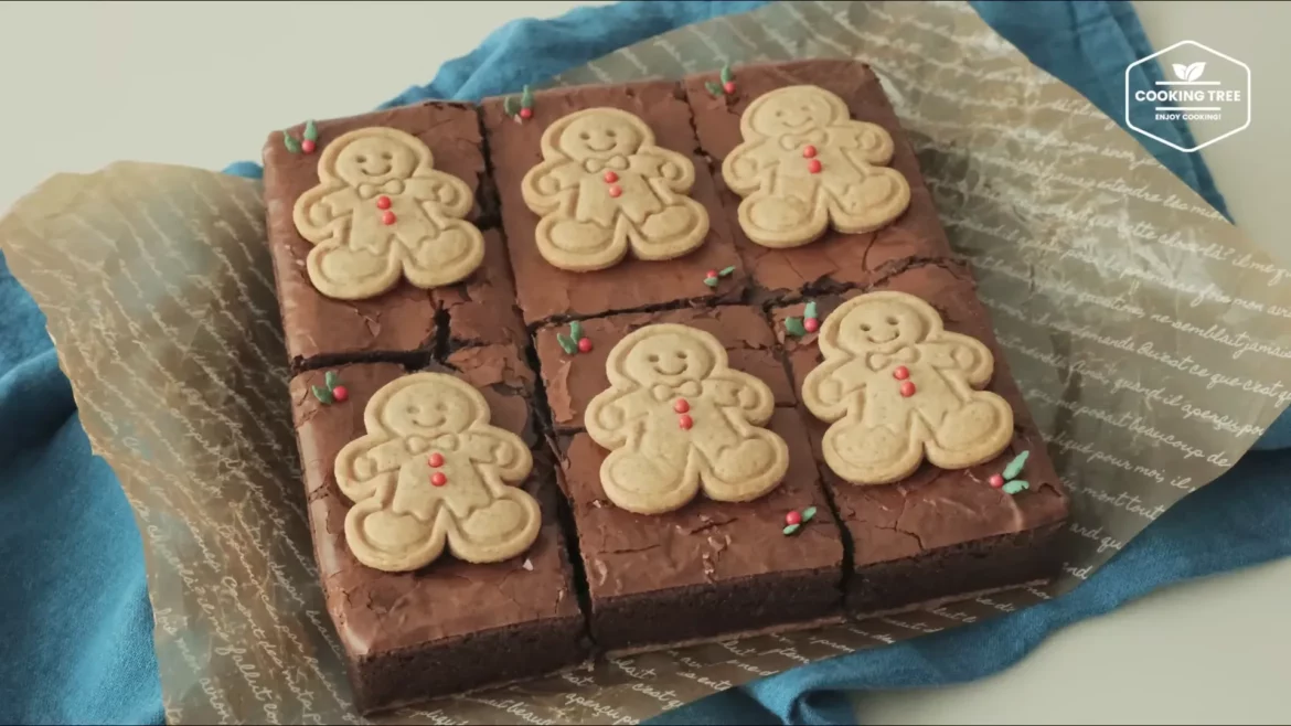 Christmas Gingerbread Cookie Brownies Recipe